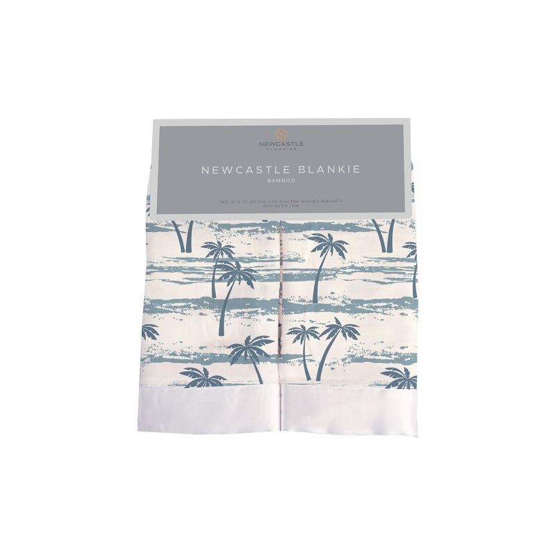 Ocean Palm Trees Bamboo Newcastle Blankie