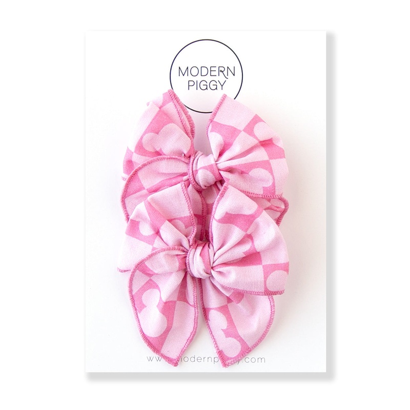 Park Hopper – Pink | Pigtail Set – Petite Party Bow