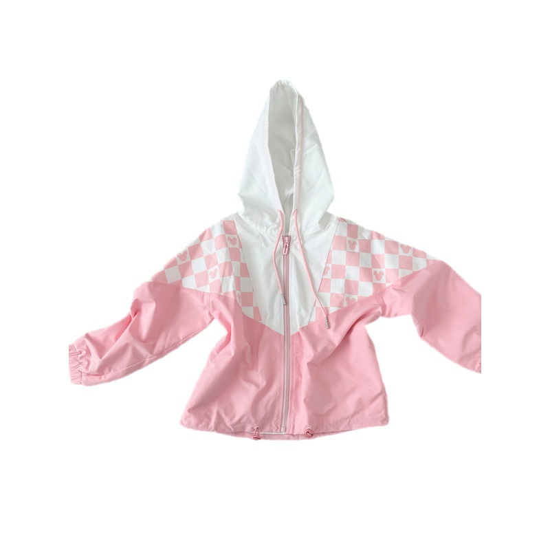 Pink Toddler & Kids Checkered Magic Jacket