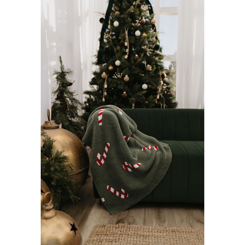 Plush Blanket | Candy Cane Lane