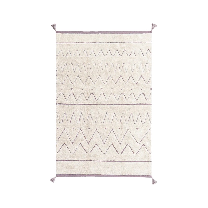 RUGCYCLED WASHABLE RUG AZTECA|140 x 200 cm|120 x 160 cm|90 x 130 cm|Natural