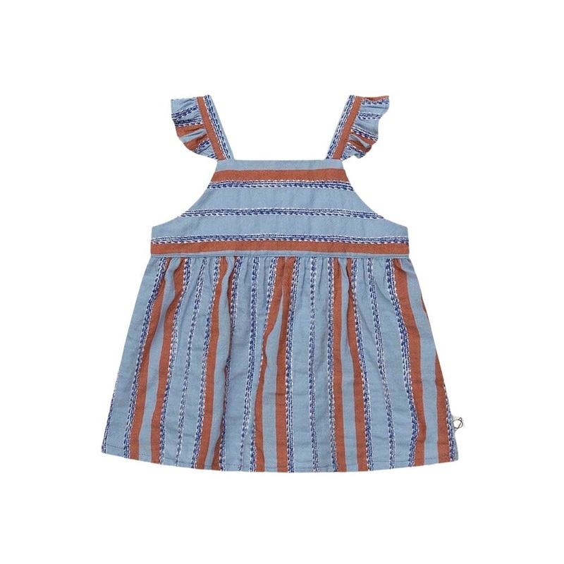 Striped Denim Baby Dress – Unique