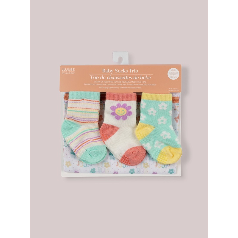 3-Pack Soft Durable Baby Socks Set – Bonjour Bb