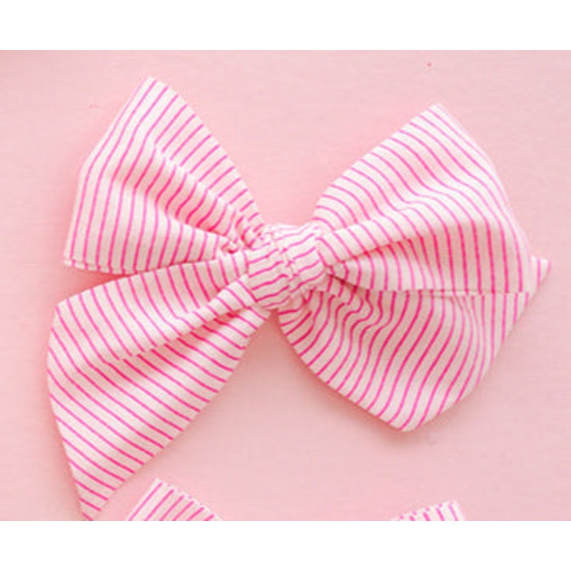 Candy Stripe | Oversized Hand-tied Bow