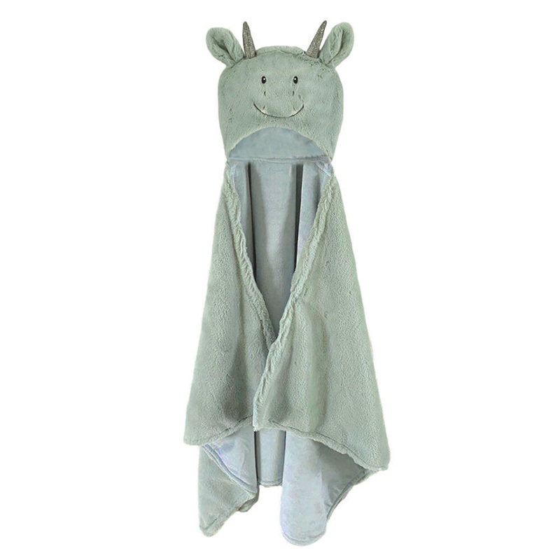 ‘Dax’ Dragon Plush Hooded Blanket