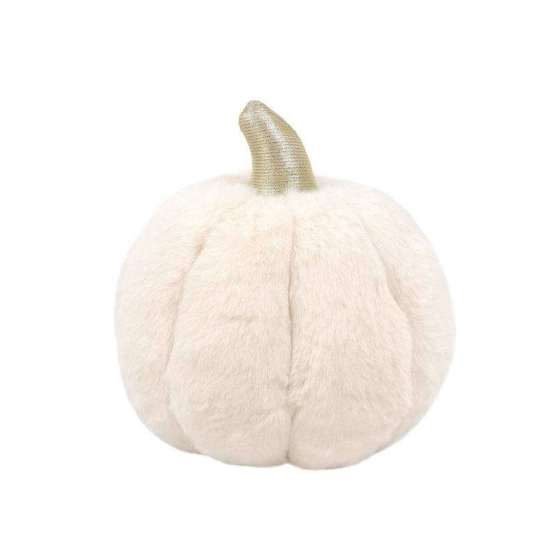 Plush Pumpkin – White