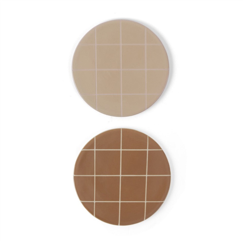 Suki Board – Round|Camel / Rose|Caramel / Olive
