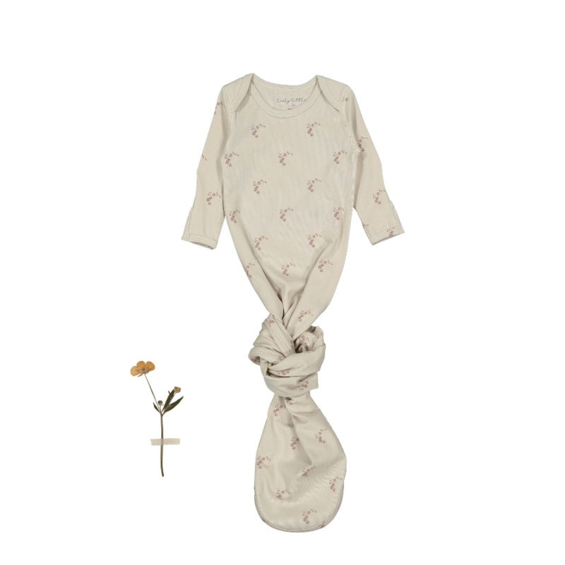 The Printed Baby Gown – Nola Pink