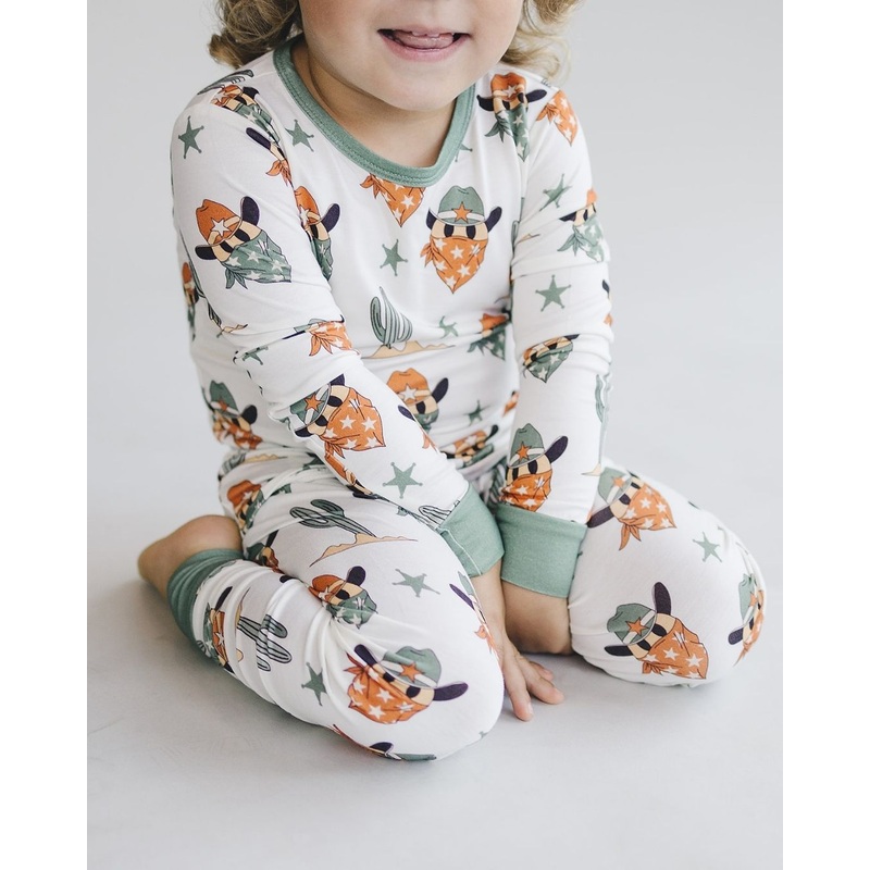 Bamboo Two Piece Set | Smiley Cowboy