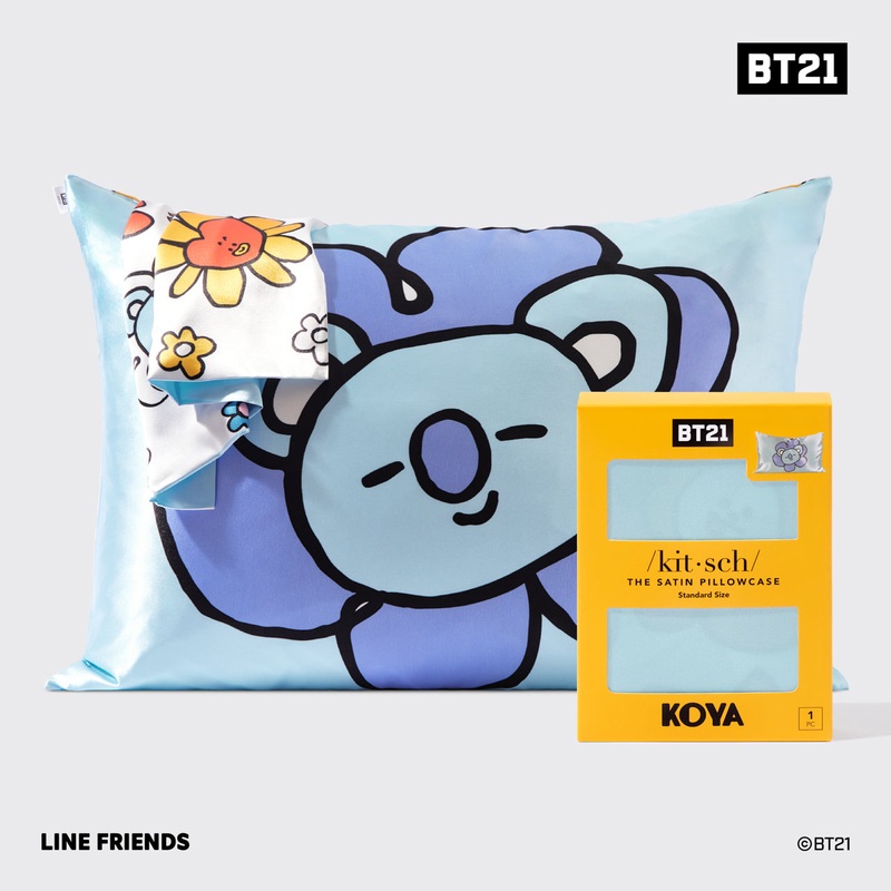BT21 meets Kitsch Satin Pillowcase – KOYA