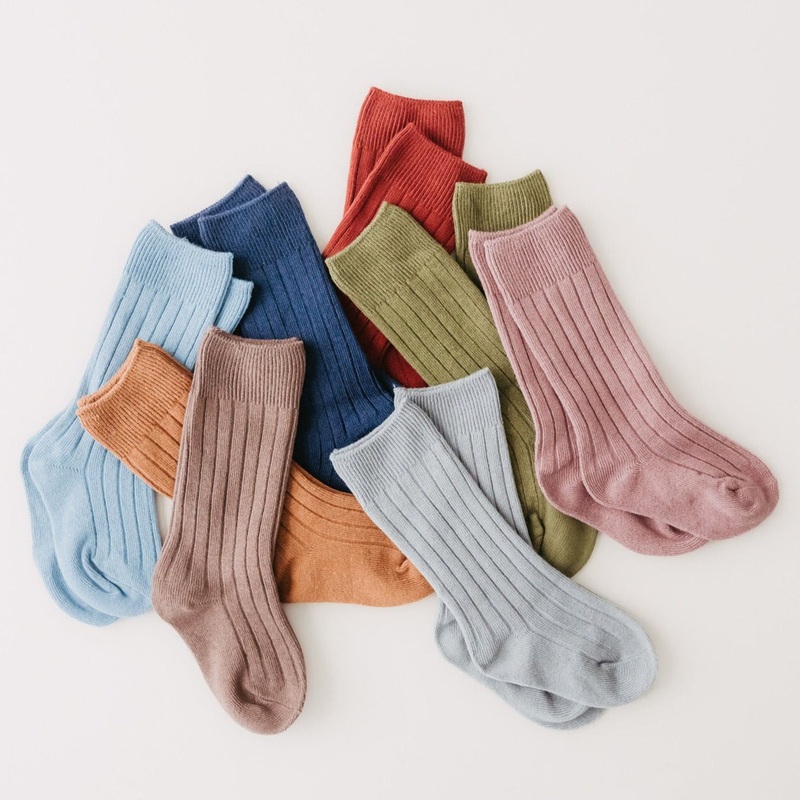 LLB Standard Knee High Socks|2 Pairs of Oatmeal Socks|2 Pairs of White Socks|2 Pairs of Black Socks|0-6 Months|6-12 Months|1.5-3 Years|3-5 Years