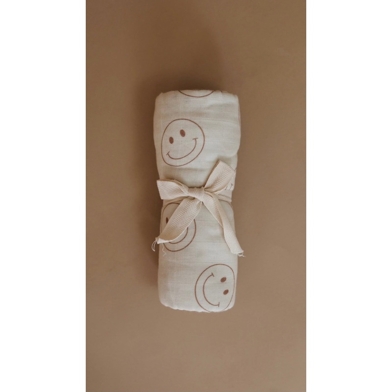 Muslin Swaddle | Just Smile Ivory