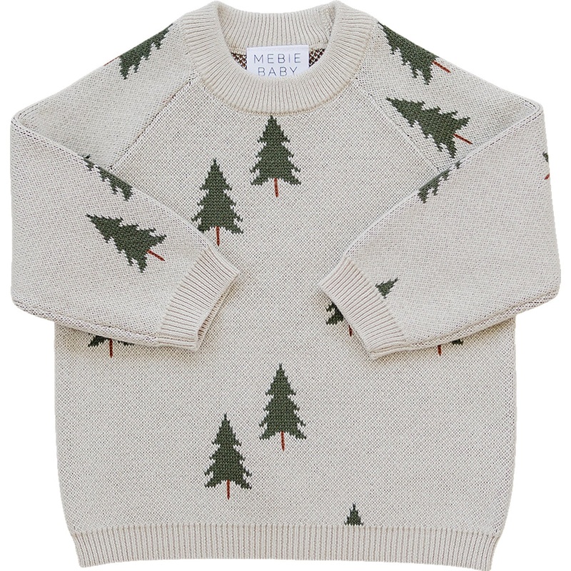 Pine Tree Knit Sweater|0-3|3-6|6-12|12-18|18-24|2T|3T|4T|5T|6Y|7Y