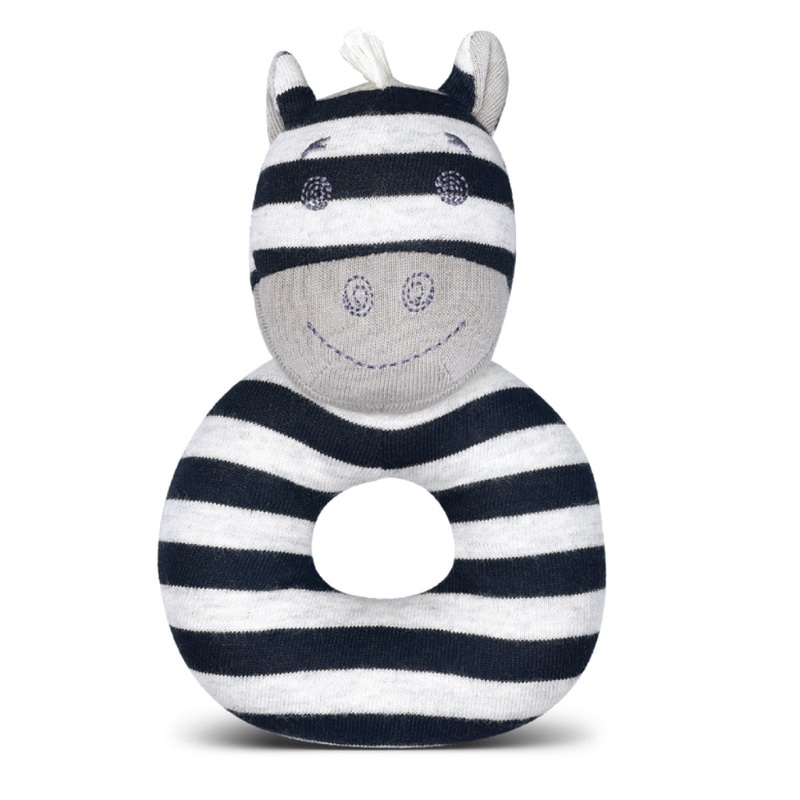Ziggy Zebra – Teething Rattle