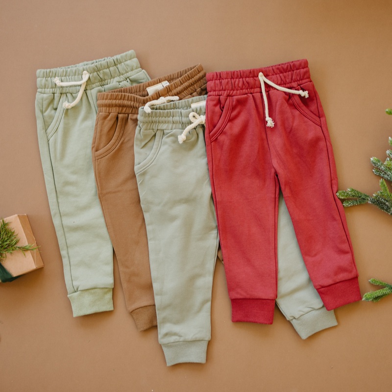 Cotton French Terry Joggers – Valentine’s Coordinating