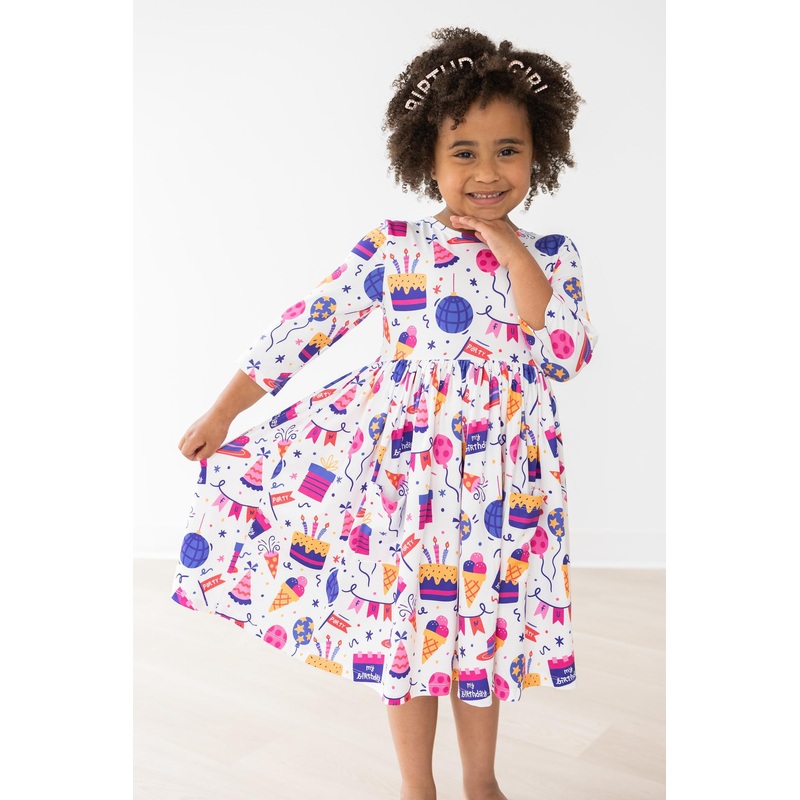 Happy Birthday Pocket Twirl Dress