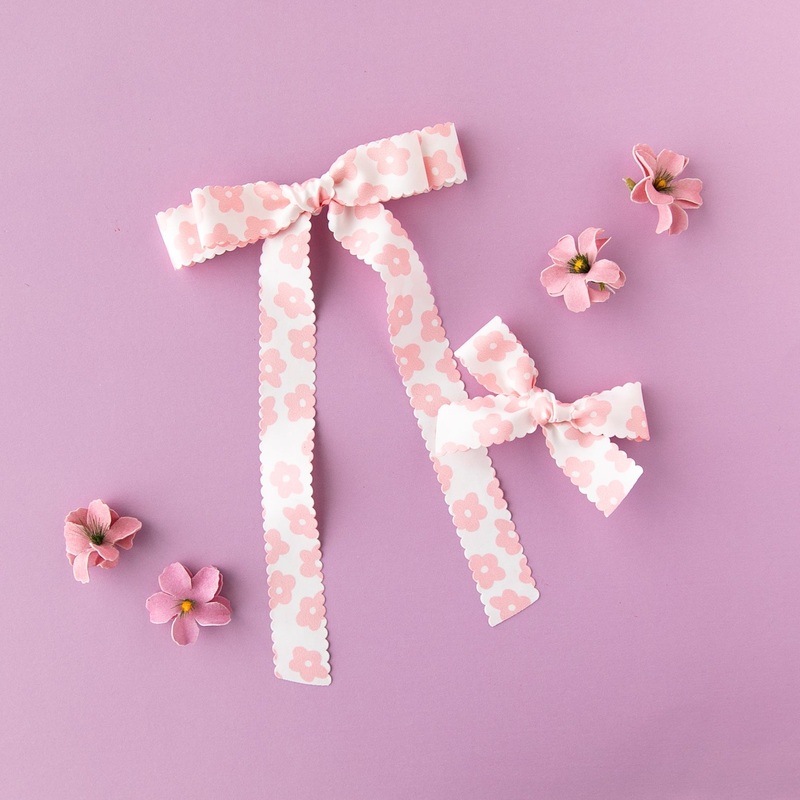 Mod Daisy – Pink | Statement Ribbon Bow