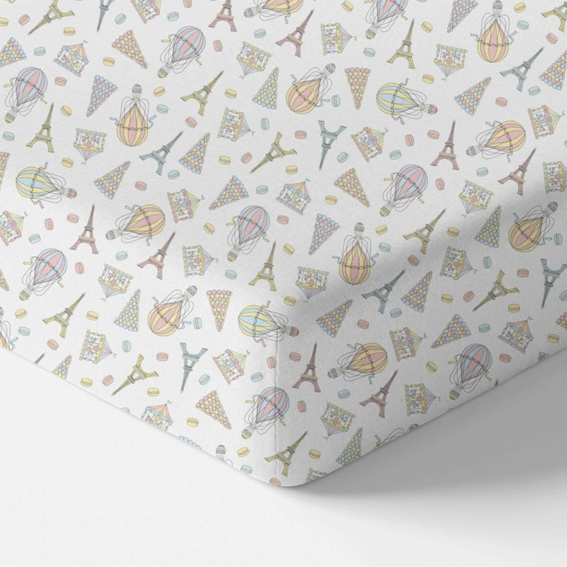 Organic Crib Sheet – Paris