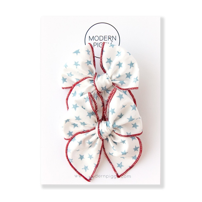Star Spangled | Pigtail Set – Petite Party Bow