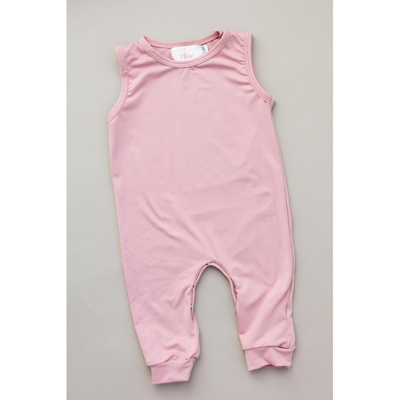 Vintage Pink Tank One-Piece Jogger
