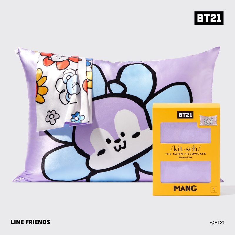 BT21 meets Kitsch Satin Pillowcase – MANG
