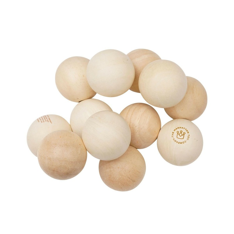 Natural Classic Baby Beads by Manhattan Toy