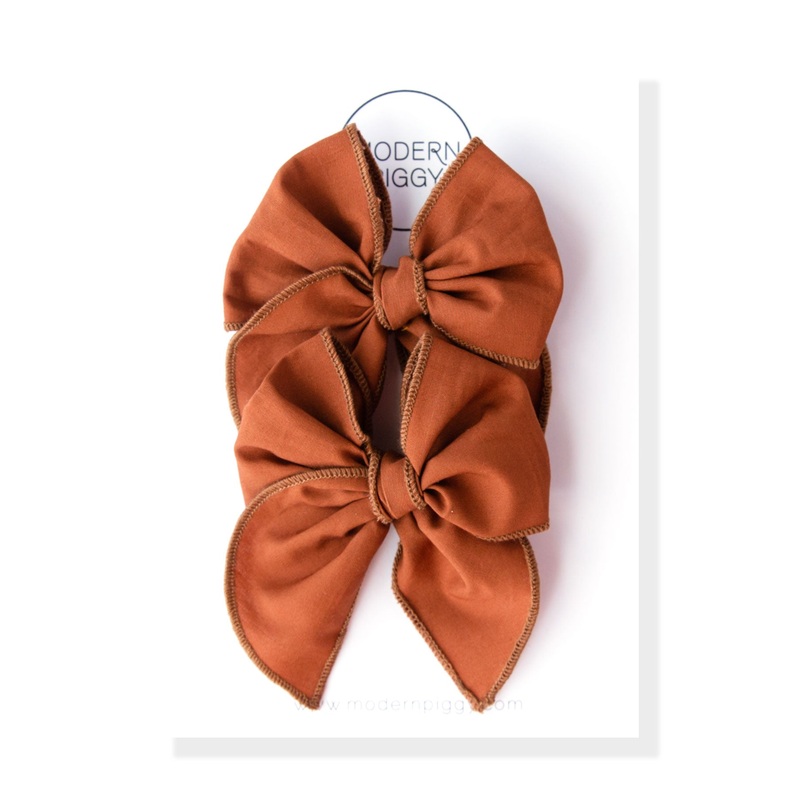 Raw Sienna | Pigtail Set – Petite Party Bow