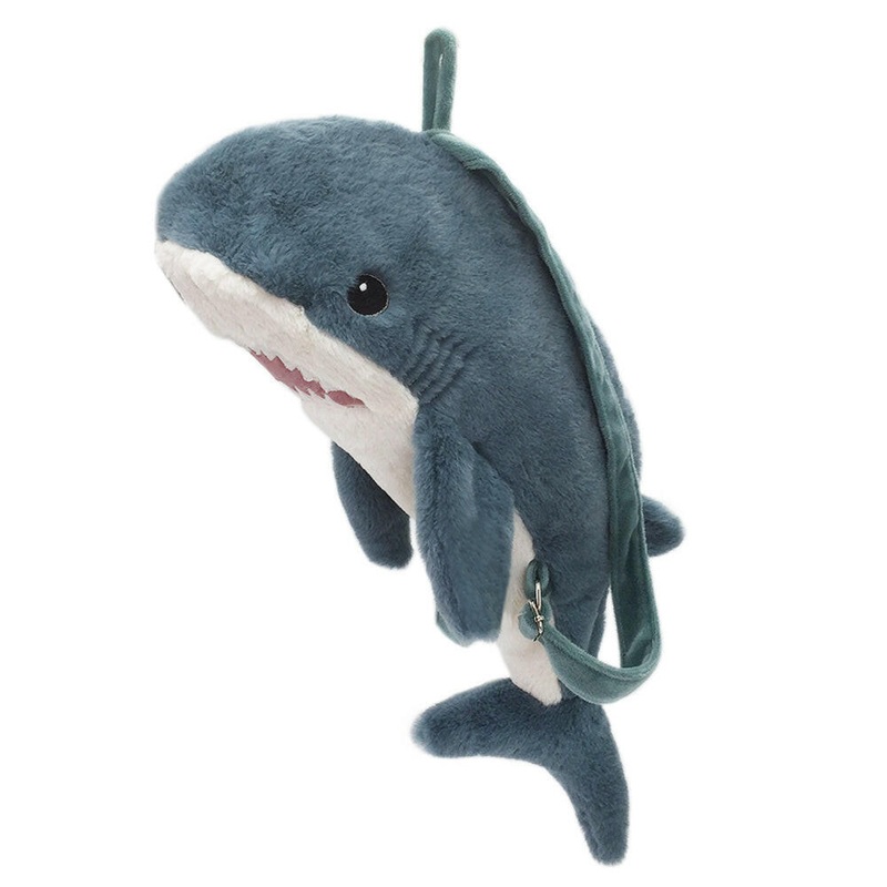 ‘Seaborn’ Shark Plush Backpack