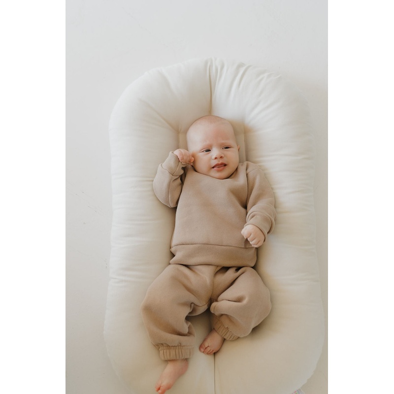 Sweat Set | Fawn|0-3 Months|3-6 Months|6-12 Months|12-18 Months|18-24 Months|2/3 Years|4/5 Years|6/7 Years|8/9 Years|10/12 Years