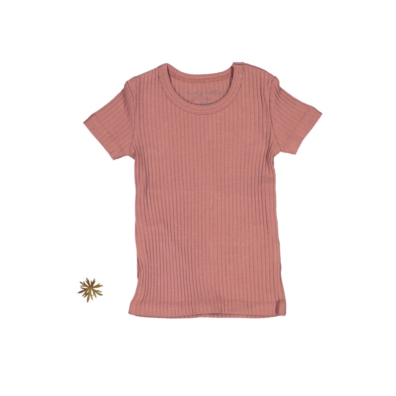 The Short Sleeve Tee – Rosewood Ribbed