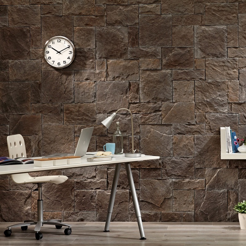 Ashlar Pattern Petra Granat Manufactured Stone Handmade Veneer – Livfloors Collection