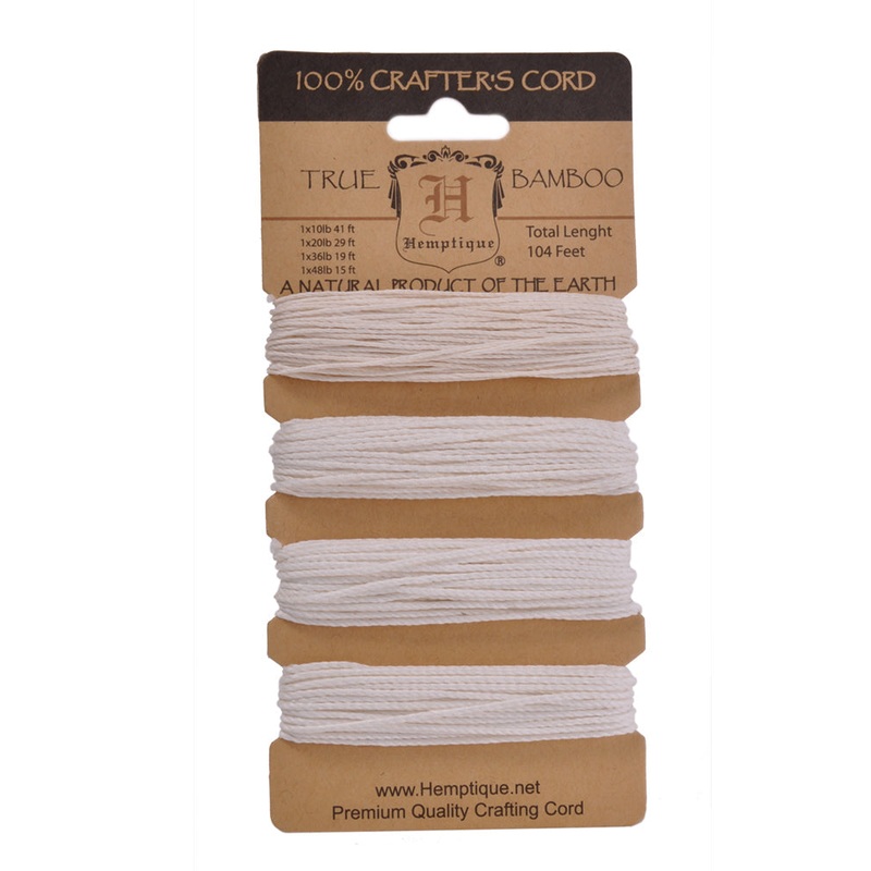 Bamboo Cord Multi-Weight Card
