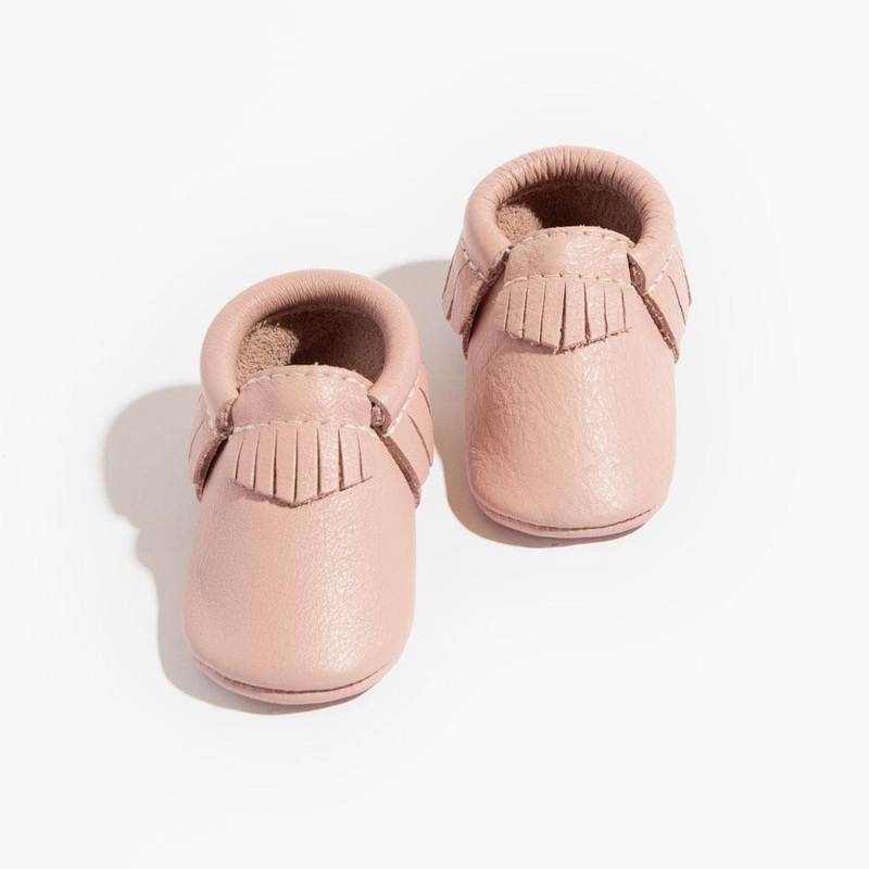 Blush Moccasin Baby Shoe|Soft Sole|Hard Sole|1|2|3|4|5