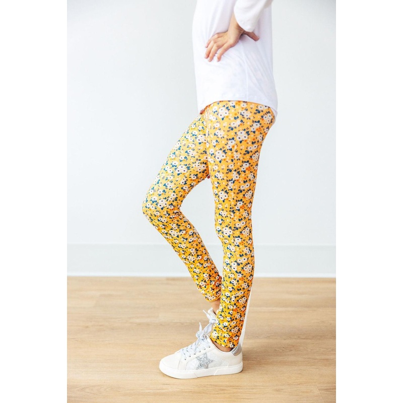 Fall Floral Leggings|6-12M|12-24M|2T|3T|4T|5/6|7/8|9/10