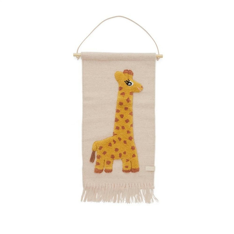 Giraffe Wallhanger – Rose