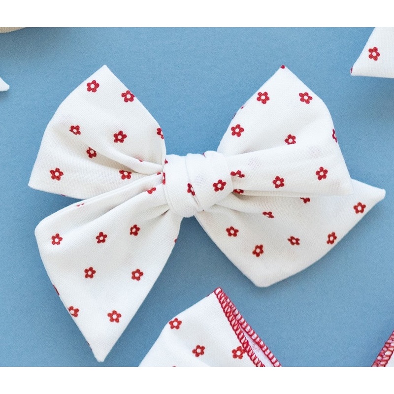 Indy Bloom- Red | Oversized Hand-tied Bow