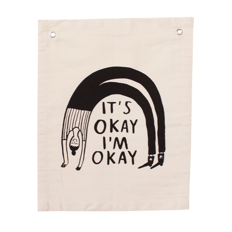 it’s okay rainbow banner