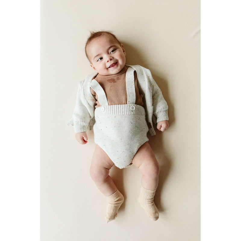 KNIT SUSPENDER BLOOMERS | SHELL