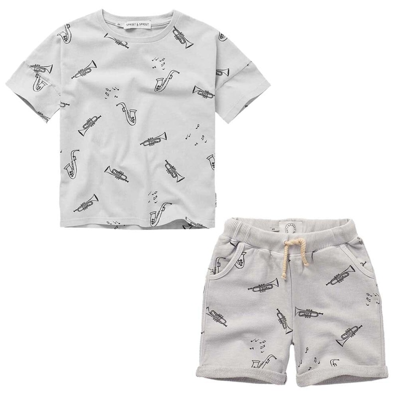 Musica Print Set – Light Grey|3m|6m|12m|18m|2yr|3yr|4yr|6yr
