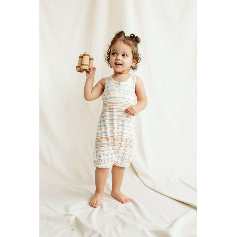 ROMPER | BOARDWALK STRIPE|0-3M|3-6M|6-12M|12-18M|18-24M|2-3T