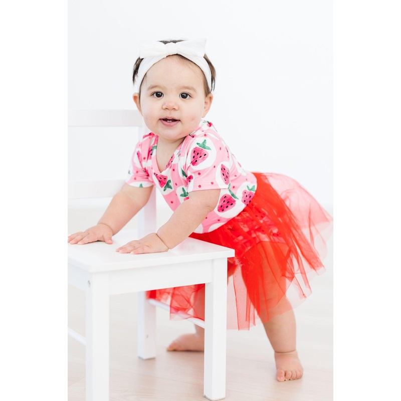 Strawberry Fields Tutu Bodysuit