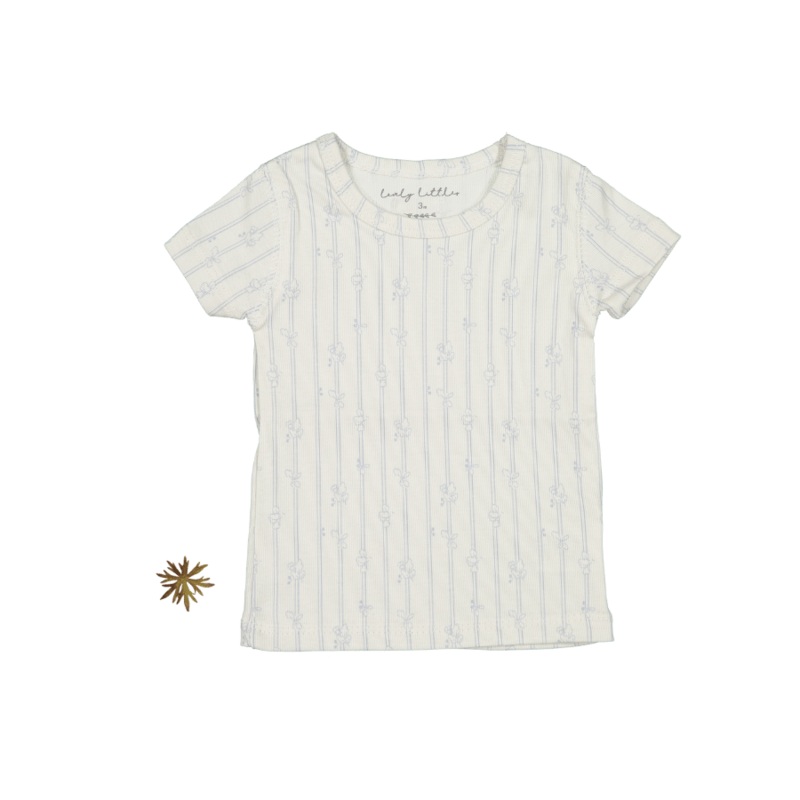 The Printed Short Sleeve Tee – Linear Leaf