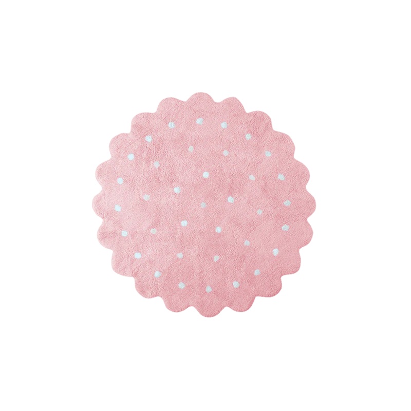 WASHABLE RUG LITTLE BISCUIT PINK