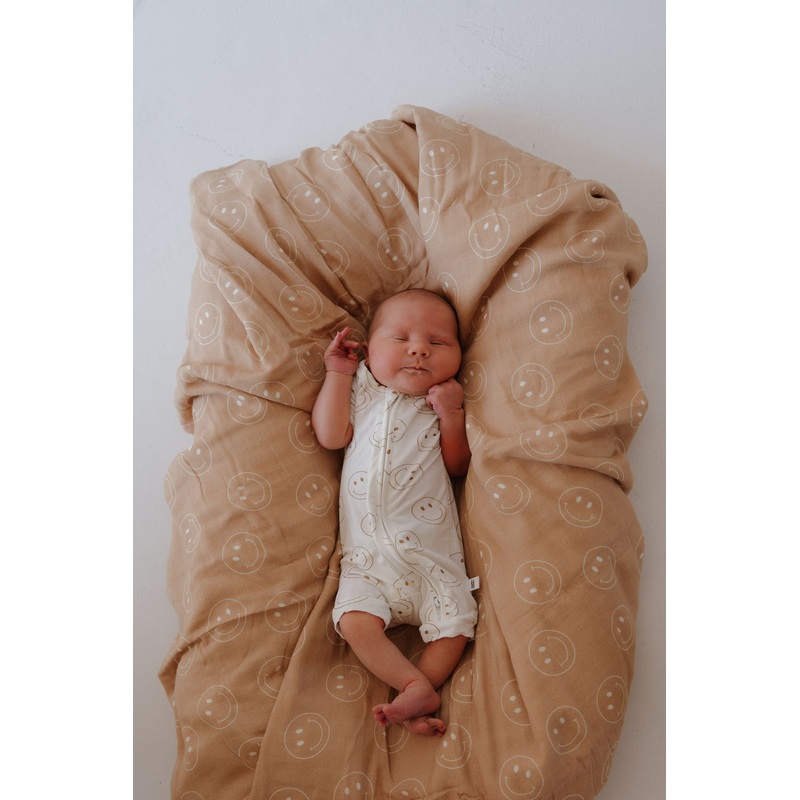 Bamboo Zip Shortie | Just Smile