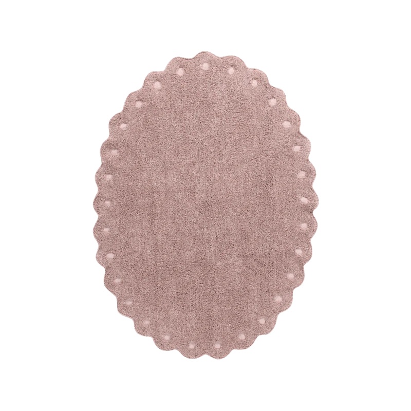 WASHABLE RUG PINE CONE VINTAGE NUDE