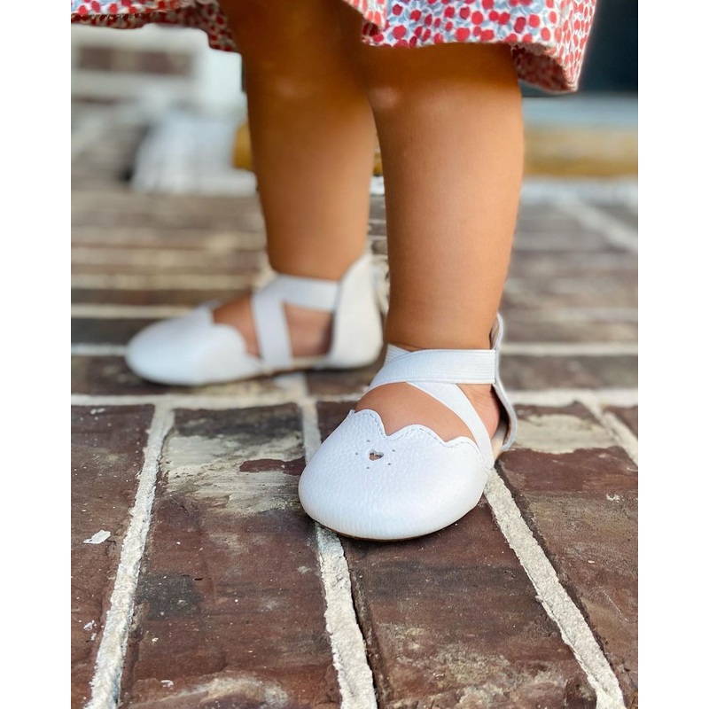 White Sophia Sandal|7 (Barefoot Sole)