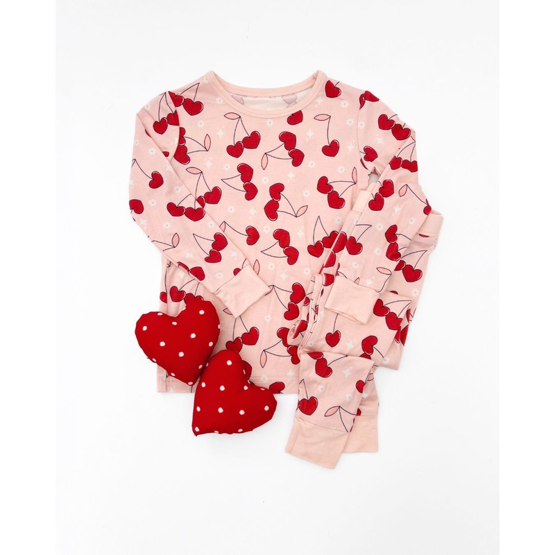 Bamboo Two Piece Set | Cherry Heart