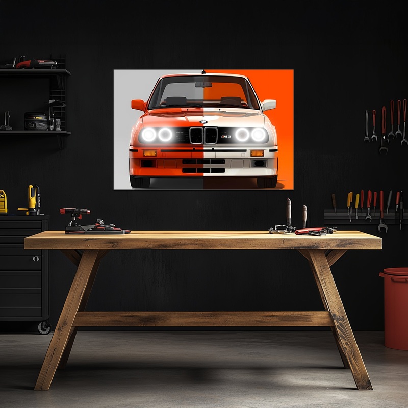 E30 Car light up sign, Car neon light sign, Car wall art lighted, Car led wall decor, Car led sign, Garage neon sign, Neon painting art For Man – UvCar26