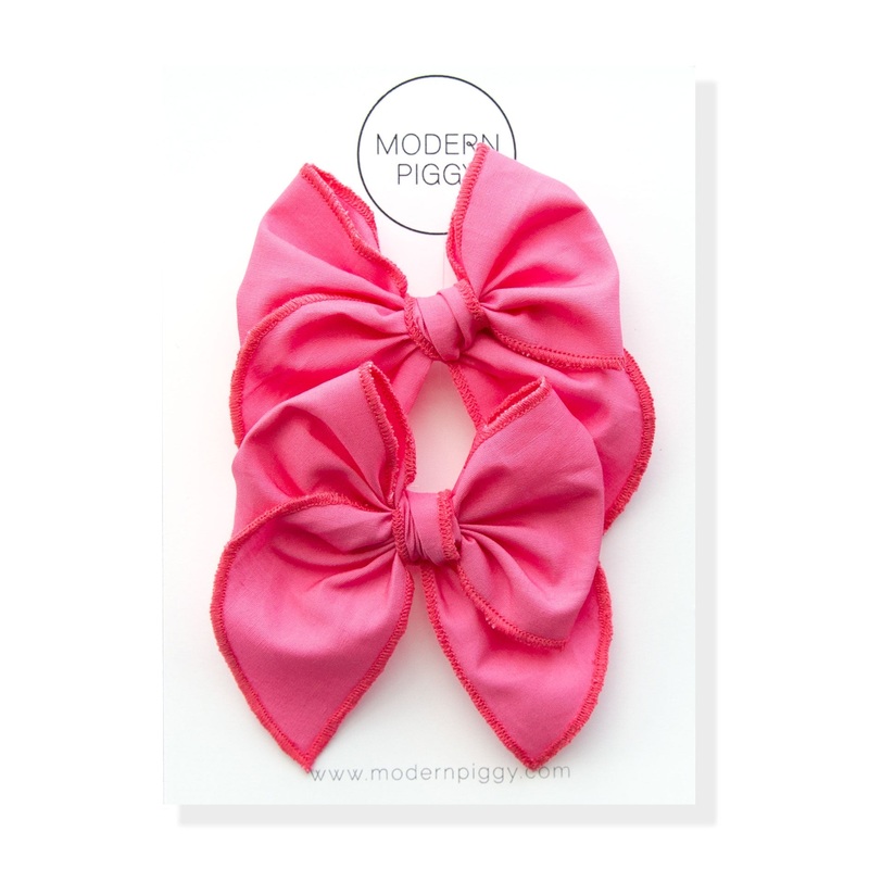 Flamingo | Pigtail Set – Petite Party Bow