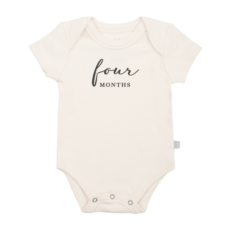 graphic bodysuit | four months milestone charcoal
